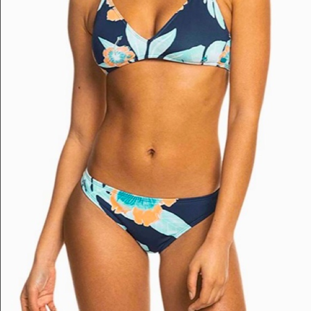 Roxy Printed Beach Classics Bikini Bottom - image 1